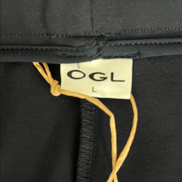 NWT OGL Ponte-De-Roma High Rise Pull-on Wide Leg Pant with Adjustable Bar Size L - Picture 5 of 10